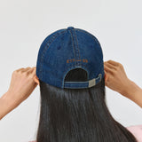 EMIS 2510 ONE TONE WASHED DENIM BALL CAP-BLUE DENIM