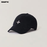 SMFK 2510 十字徽章工装棒球帽 荒野黑