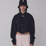 REST & RECREATION SS2404 ARROW POINT HOODIE NAVY