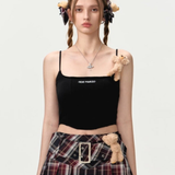 13DE MARZO | SS2404 Base Knit Camisole Black