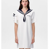 13DE MARZO | 2503 Sailor Collar Dress white