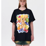 13DE MARZO | 2503 Bear With Fruit T-shirt Black
