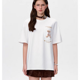 13DE MARZO | 2503 Pocket Painting T-shirt White
