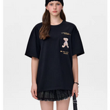 13DE MARZO | 2503 Pocket Painting T-shirt Black