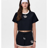 13DE MARZO | 2503 Mini Bear Short Tee Black