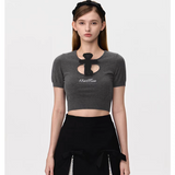 13DE MARZO | 2503 Doozoo Chest Cassimere Top Grey