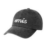 EMIS 2505 VINTAGE PIGMENT BALL CAP-BLACK