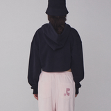 REST & RECREATION SS2404 ARROW POINT HOODIE NAVY