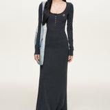 LIILOU 2411 牛仔印花大容量手提单肩包