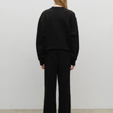 MARITHE 2511 常规LOGO卫衣套装 黑