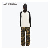 ANN ANDELMAN 2409 涂鸦印花插肩长袖