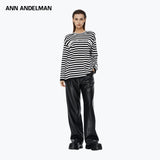 ANN ANDELMAN 2510 经典条纹长袖T恤