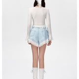 13DE MARZO | 2503 Bear Lacy Undertee White