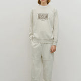 MARITHE 2511 经典LOGO减龄卫衣 燕麦