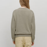 MARITHE 2511 经典LOGO休闲毛衣 燕麦