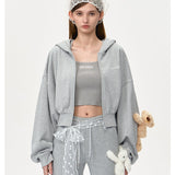 13DE MARZO | 2501 Doozoo Sports Zip Top Gray