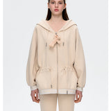 13DE MARZO | 2503 Logo Band Track Jacket Beige