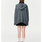 13DE MARZO | 2410 Doozoo Button Yarn Knit Cardigan Grey