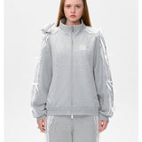 13DE MARZO | 2503 Bear Lacy Knot Zip Sweatshirt Grey