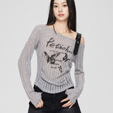 MacyMccoy 2406 镂空针织防晒衣 灰