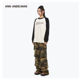 ANN ANDELMAN 2409 涂鸦印花插肩长袖