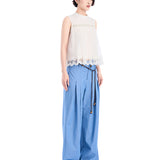 EIMISMOSOL 2507 荷叶边无袖小衫