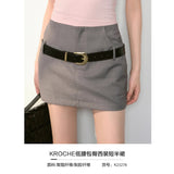 Kroche SS2310 低腰包臀西装短裙