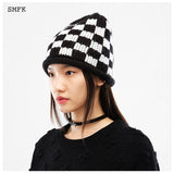 SMFK SS2402 经典无边线帽 黑白格
