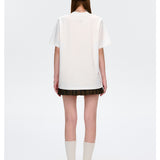 13DE MARZO | 2504 Paper Plane Bear T-Shirt White
