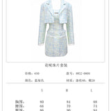 MeliMosa SS2312 花呢珠片套装