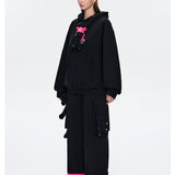 13DE MARZO | 2501 What a D Bear Hoodie Black