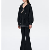 13DE MARZO | 2503 Logo Band Track Jacket Black