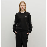 MARITHE 2511 常规LOGO卫衣套装 黑