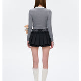 13DE MARZO | 2510 Doozoo in Office Bear Knit Sweater Gray