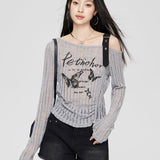 MacyMccoy 2406 镂空针织防晒衣 灰