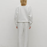 MARITHE 2511 常规LOGO卫衣套装 浅石楠灰