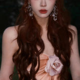 Belle Sorella 2412 超仙天女散花水晶珍珠耳环