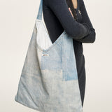 LIILOU 2411 牛仔印花大容量手提单肩包