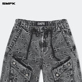 SMFK 2410 风暴花园复古伞兵裤/灰