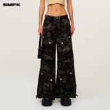 SMFK 2503 黑迷彩花园旅行登山裤