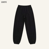 SMFK SS2402 冲锋慢跑运动裤 黑