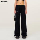 SMFK 2503 未来基因阔腿运动裤/荒野黑