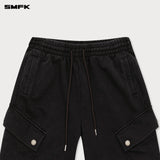 SMFK 2501 未来基因强化阔腿运动裤 荒野黑