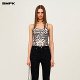 SMFK 2504 十铆钉机车拉链牛仔裤/荒野黑