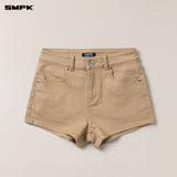 SMFK 2506 十字经典舞团牛仔短裤/沙漠色