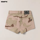 SMFK 2506 十字经典舞团牛仔短裤/沙漠迷彩