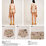 SMFK 2506 十字经典舞团牛仔短裤/沙漠迷彩