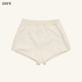 SMFK SS2402 流浪修身运动短裤 白