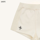 SMFK SS2402 流浪修身运动短裤 白