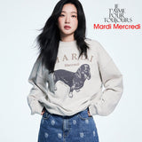 MARDI MERCREDI 2502 SWEATSHIRT DDANJI_OATMEAL TAUPE